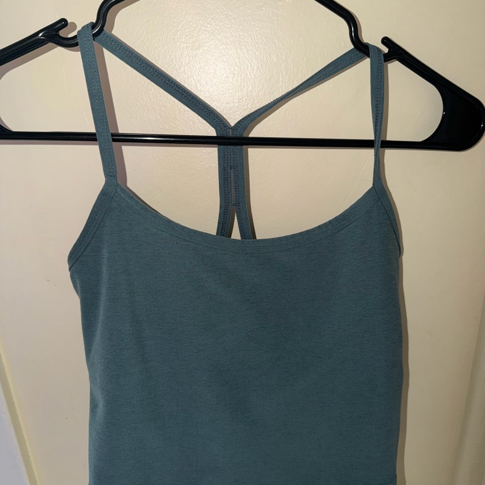 Beyond Yoga Teal Slim Tank Top